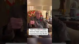 103-летний канадский ветеран Второй мировой войны делится своей историей службы в Королевских ВВС...