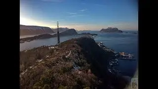 Aksla, Aalesund, Norway - 22th February 2018.