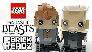 LEGO Fantastic Beasts BrickHeadz review! 2018 set 41631!