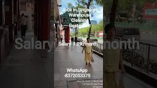 Jobs in Singapore/Restaurant jobs/cleaning Jobs #warehouse Jobs #Singapore Jobs