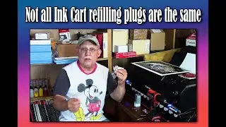 Not all Ink Cart refilling plugs are the same!