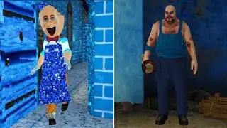 Ice Scream 2 Ken Mod vs Mr Meat 2 Ken Mod Escape Endings