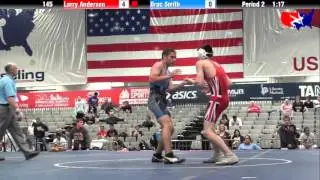 Larry Andersen vs. Broc Smith at 2013 West Jr. Reg. - GR (High School)
