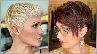 long pixie cut For Women New Style 2023 | short hair for thin hair | best pixie cuts Transformation
