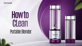 How to Clean a Portable Juicer Blender | Fast & Easy Cleaning Guide for @ownairindia  Blender