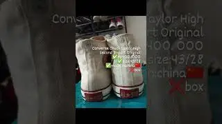 Converse Chuck Taylor High Second Import Original✅Rp400. 000✅size:43/28✅made in:china🇨🇳