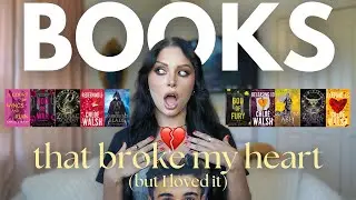 книги, которые РАЗБИЛИ мое сердце (но мне это очень понравилось)😭❤️&zwj;🩹📖
