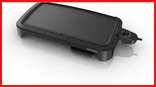 BLACK+DECKER Family-Sized Electric Griddle with Warming Tray & Drip Tray, GD2051B