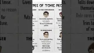 6 types of toxic people #how to avoid toxic people #toxic people #fake friends#attitude#sigma girl