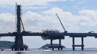 CONSTRUÇÃO PONTE GUARATUBA  LITORAL PR 