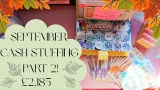 Cash Stuffing for September Part 2 🤍 Joint savings and sinking funds 🤍 re-allocating challenges 🤍