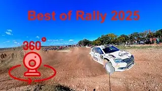 Best Of Rally 2025 with 360° camera - 4K - by CypSuperCars