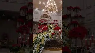 Barat decor || #weddingdecor #floral #foryou #youtubeshorts #redflowers #red #Aura and Aroma