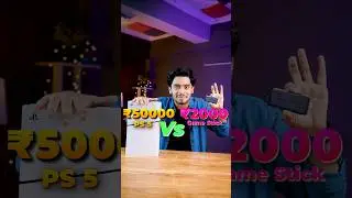 ₹50,000 PS5 vs ₹2000 Game Stick 😲🤯 Who is the Real Winner ?? #shorts