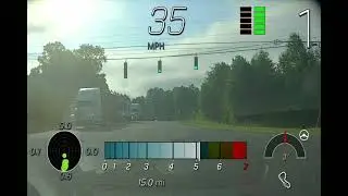 C8 Corvette 0-60 Launch on the PDR dashcam