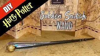 ⚡️Harry Potter DIY: Golden Snitch Wand