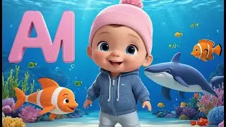 Ocean Whale Alphabet | Fun ABC Nursery Rhyme for Kids | Baby Learning Song