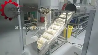 Automatic puff corn snacks production line