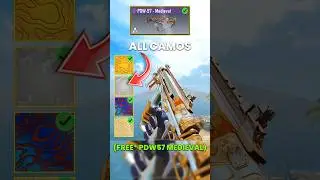 Free PDW57 Medieval with all Camos in CODM