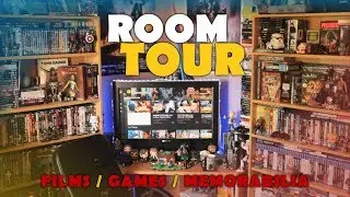 Man Cave Room Tour (2017) - Blu-Ray / Games / Memorabilia Collection