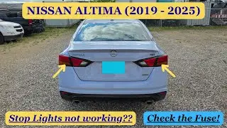Расположение предохранителей тормозных/стоп-сигналов Nissan Altima (2019&ndash;2025)