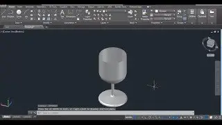 How to draw Wine Glass in Autucad | Autocad Beginners