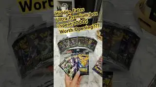 Part2 Unbox: Pokemon TCG: Hidden Fates Ultra-Premium Collection cost 2k$ Worth Opening #hiddenfates