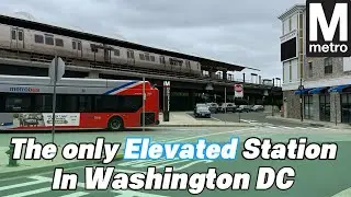 The Only Fully Elevated Metro Station in Washington DC