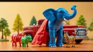 WADIDAW 💝🐄‼️ AMAZING WALKING COW POTONG SAPI SIMOLASI IDULIDHA COW CARTOON VIDEO @AnimalToy190 