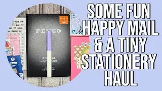 Sharing Christmas Happy Mail and a Tiny Stationery Haul