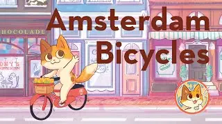 Biking in Amsterdam, Netherlands | KeeKee's Fun Facts Educational Videos for Kids