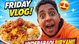 Friday Vlog with Hydrabadi Biryani yummy 🤤 #youtubevlog #vlog #tamilvlog #vlogger