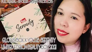 FULL REVEAL GLOSSYBOX X YOURS SERENITY LIMITED BEAUTY BOX LINEUP WORTH OVER &pound;140 | UNBOXINGWITHJAYCA