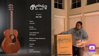 Unboxing My New Martin 000-15M !