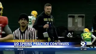 University of Oregon spring practice continues