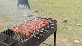 My first time cooking in boys party' barbeque