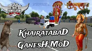 KHAIRATABAD GANESH TRUCK MOD FOR BUSSID||GANESH CHATURTHI SPECIAL||GAMELINK IN DESCRIPTION