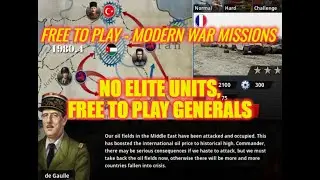 Modern War - Oil Crisis | Mission 1 —🤯No Elite Units, Free To Play Generals⭐