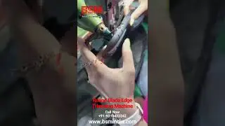 Round Blade Edge Trimming Machine | Clean & Smooth Finishing for Leather, PU & Insoles