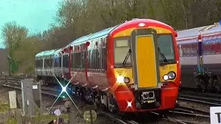 Brand New Gatwick Express 387201 1st Day In Service Coupled With Thameslink 387117