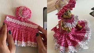 😍(no4&5)😍How to make laddu gopal (bal gopal)summer cotton dress and 🧢 cap
