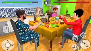 Happy Virtual Family Life Simulator - Mom And Dad 3D...family game