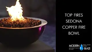 Top Fires Sedona Copper Fire Bowl