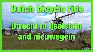 dutch bicycle ride : Going from Utrecht to Nieuwegein by the way of ijsselstein