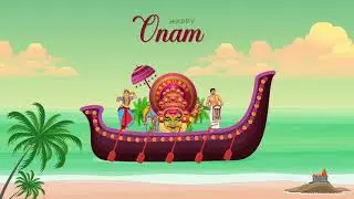 Onam Motion Poster | Happy Onam Festival 2025