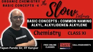 Class 11 | Chemistry | Organic | Basic Concepts | Common Naming Alkyl, Alkylidene & Alkylene
