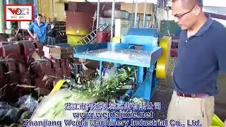 Hemp, jute, kenaf kind of plant fiber extracting machine, decorticator