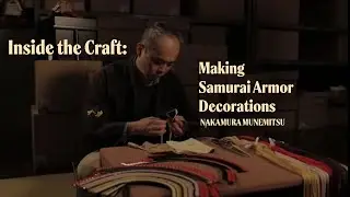 Inside the Craft Making Samurai Armor Decorations.Japanese Samurai Art Form 190 YearsOld  Store