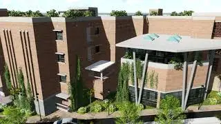 institutional building design animation