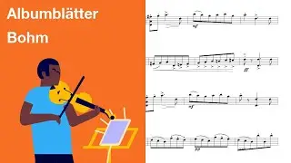 Bohm - Albumbl&auml;tter - 3. Sarabande [Violin Sheet Music]